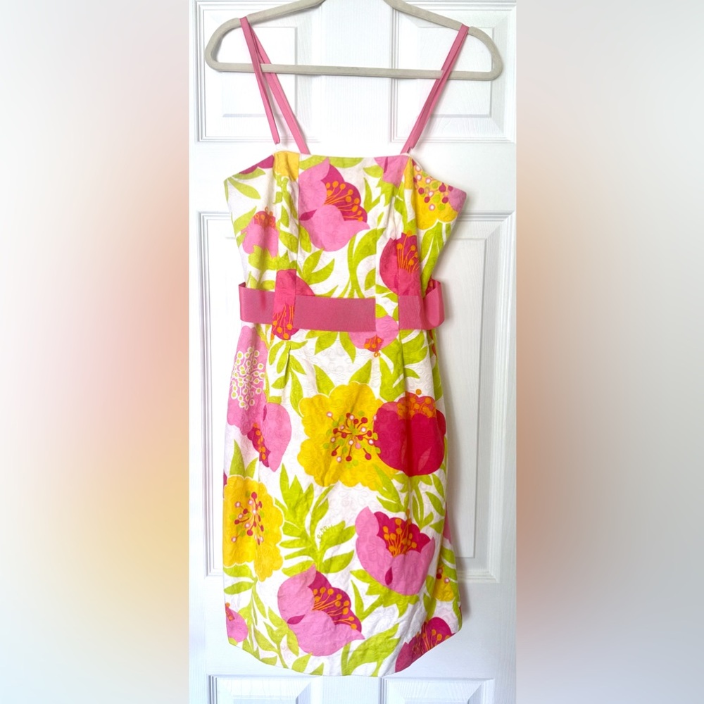 Lilly Pulitzer Vanessa Dress Strapless Floral Dress. Size 4